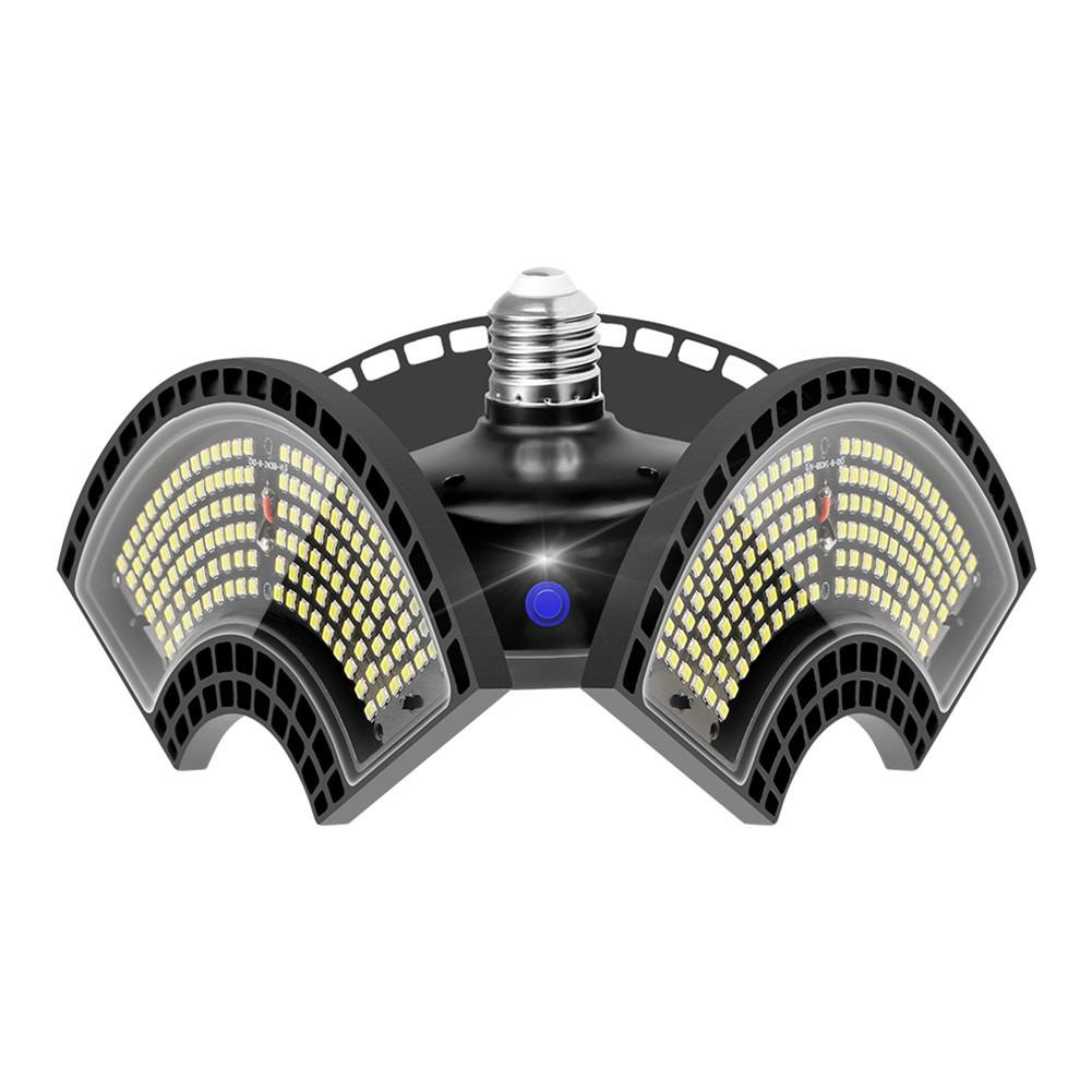 E27/E26 LED Lamp 100-265V 60W Deformation Garage Light UFO High Bay Light Ceiling Light Foldable Workshop Lamp Factory Light: 60W  6000k