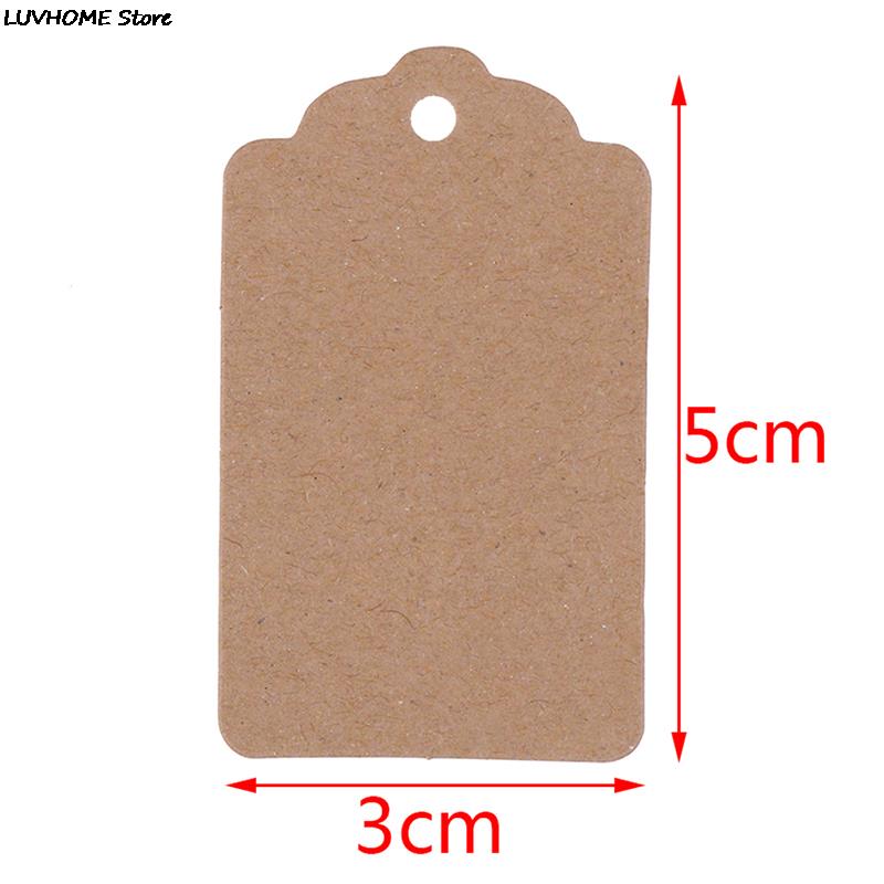 étiquette De Noel 96 Pcs Étiquettes Cadeaux En Papier Kraft De Noël, Étiquettes Suspendues Pour Arbre De Noël Avec Ficelle De Jute De 9,8 Pouces Pour Bricolage Etiquette Cadeau De Noel