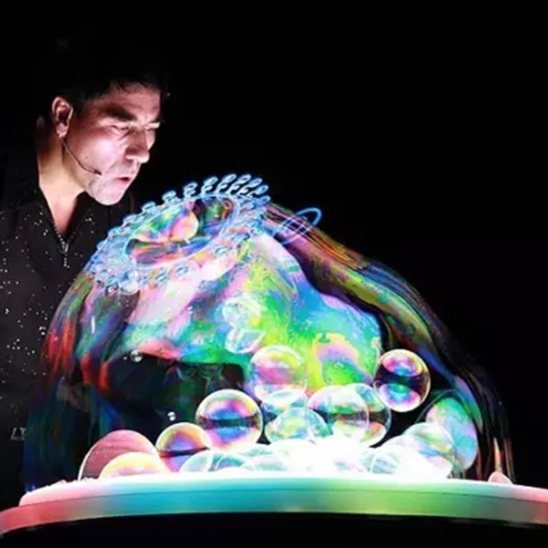 6 Teile/satz Jumbo Bunte blasiert Zauberstab blasiert Gebläse Spielzeug einstellen Für freundlicher Sommer Ich bin Freien Spaß 7in BX0D