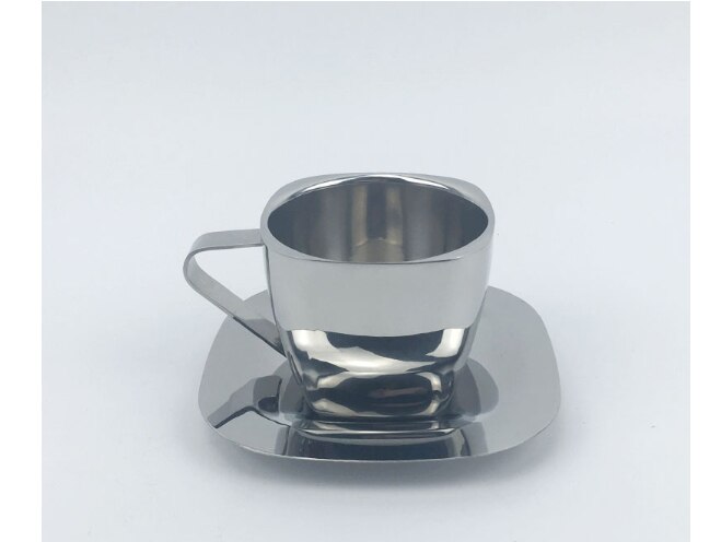 CUP Stainless Steel Square Coffee cup Coffee utensils Household Accessories