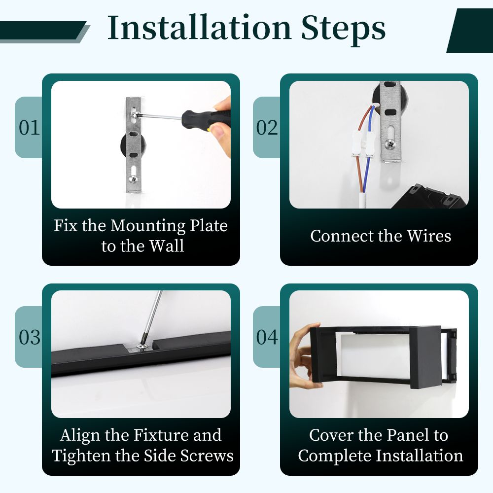 LED applique murale extérieure IP65 étanche porche lumière 25W économie d'énergie lumière intérieure pour jardin couloir balcon décor applique murale