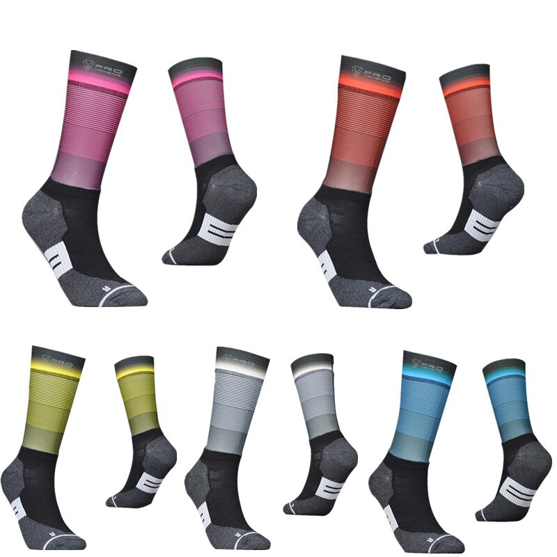 Men Women Cycling Socks Brand Breathable Bicycle Socks Summer Outdoor Sport MTB Bike Cycling Sock