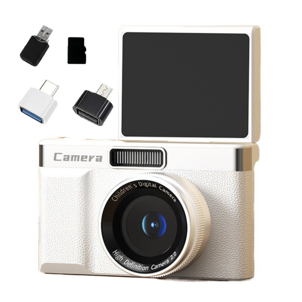 2.4 ' skærm 1080p hd digitalkamera anti-shake 8x zoom fotografering videokamera 4k optagelse autofokus basis ccd-kamera: Rød