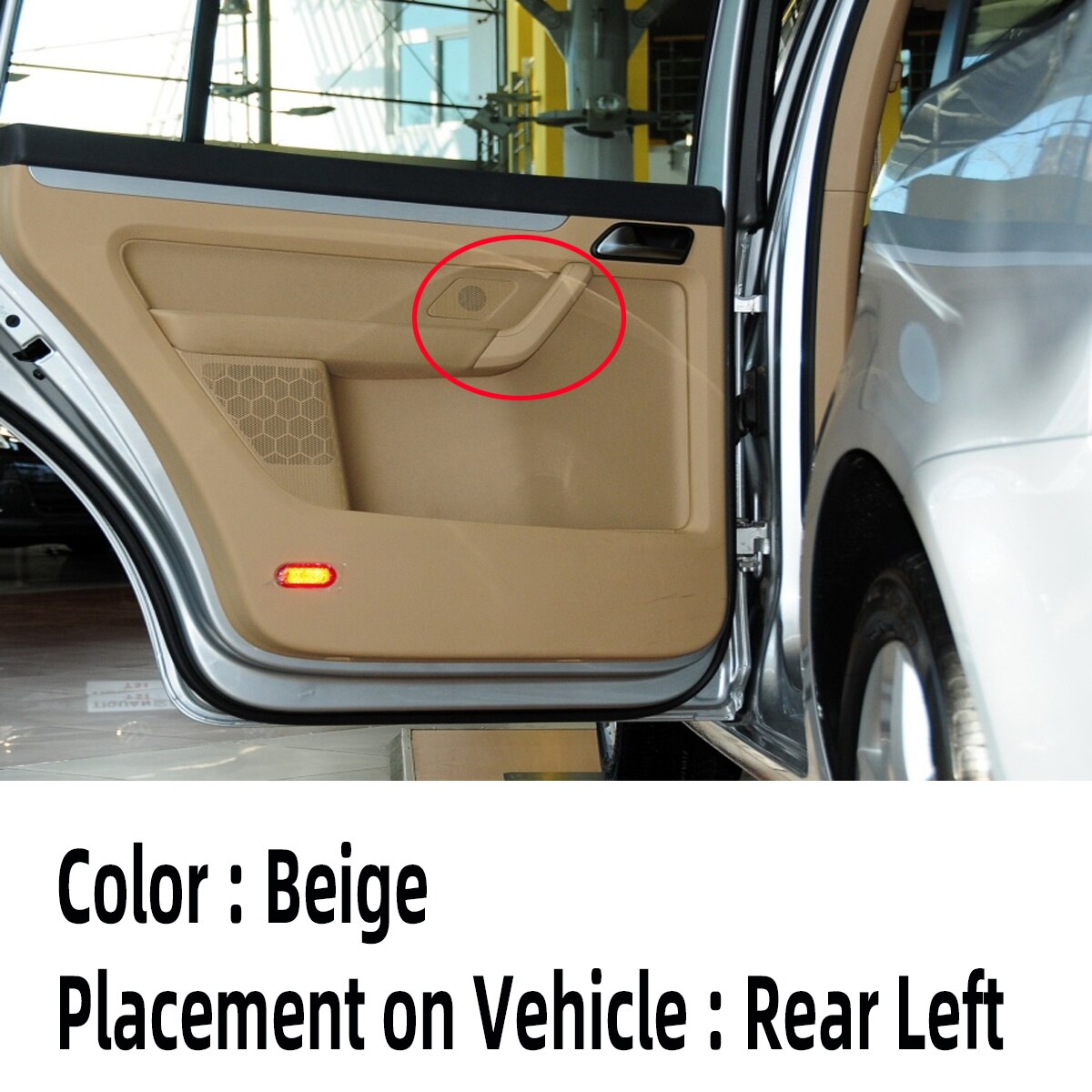 Voor Vw Caddy Touran 2003 Inner Deurklink Auto Trim 1T0867171C 1T0867172C 1T0868187C 1T0868188C 1T1867371H 1T1867179C: Rear Left-Be