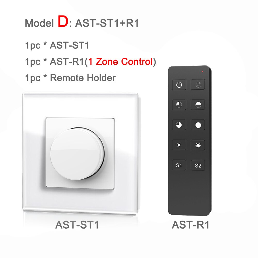 220V Led Dimmer Triac 230V 110V Ac Draadloze Rf 2.4G Afstandsbediening Dimbaar Knop Lichtschakelaar Smart wifi Controller Dimmer Voor Led Lampen: Model D