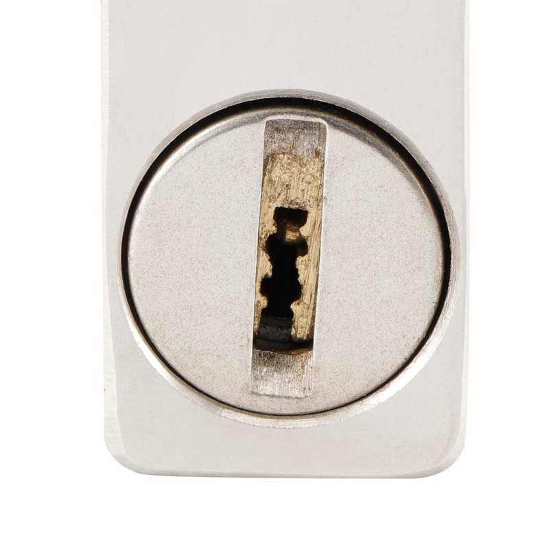 High Safety Security Waterproof Iron Padlock Rectangular Thick Shackle Anti Theft Heavy Duty D Shaped Pick‑Proof Door Lock