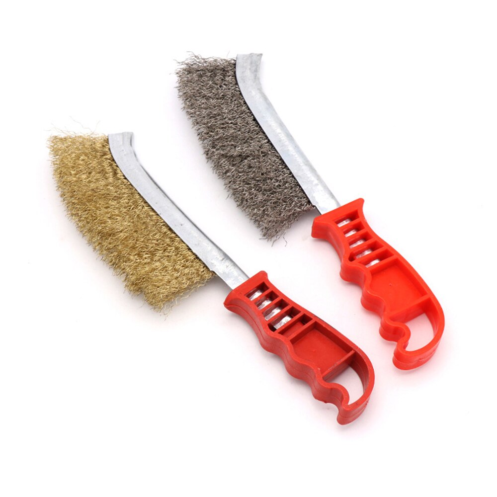 Brosse En Acier Inoxydable Pour Nettoyage Dérouillage Soudure En Métal À Coudre Préparation Enlever La Rouille Mini Brosse De Nettoyage Et Laiton Poli