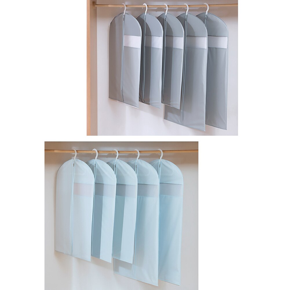 Vêtements housse anti-poussière translucide anti-poussière housse de protection manteau robe veste organisateur suspendu