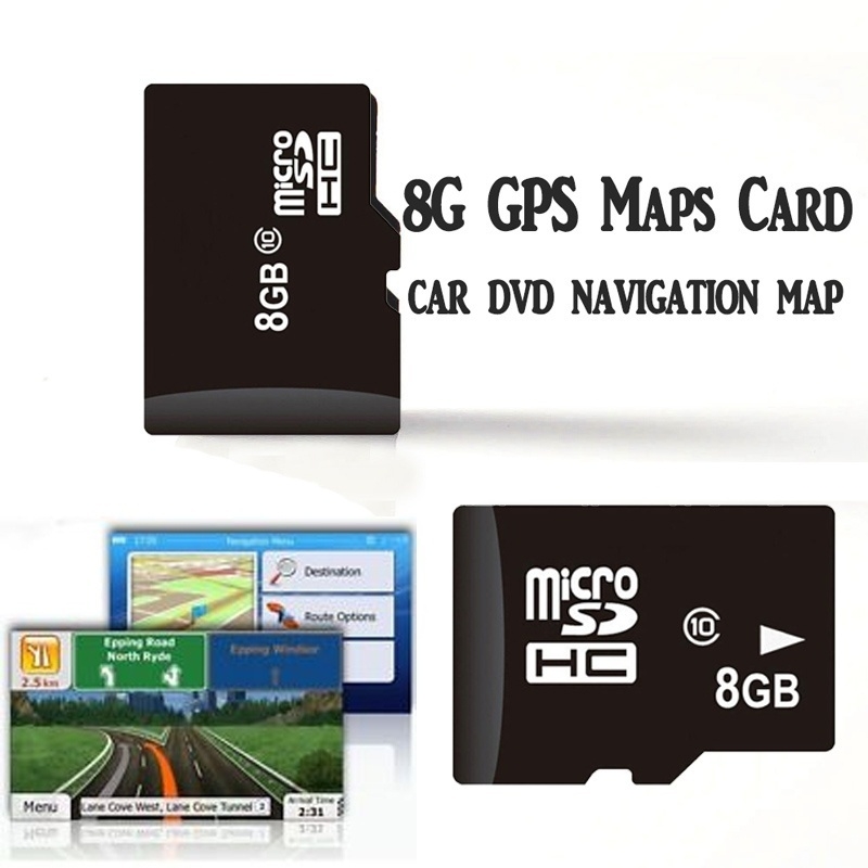 8Gb Wereld Kaart Kaart Voor Gps Navigator/MP5 Speler Europa Kaart/Australië Kaart/Noord-amerika Kaart/Zuidoost-azi Ë Kaart Tf-kaart
