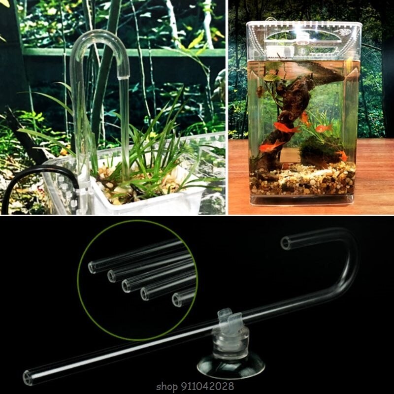 Aquarium vis tank luchtslang u-vormige connectoren beluchter zuurstofpomp  co2 systeem accessoires  d02 20