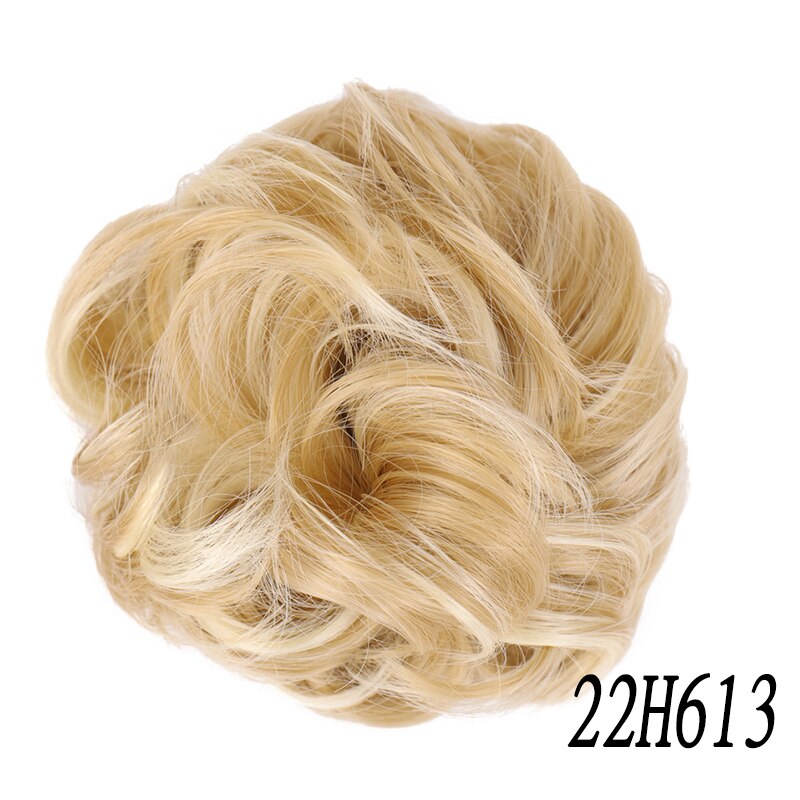 Xuanguang Rommelig Haarstukjes Voor Vrouwen Knot Elastische Chouchou Bun Opgestoken Donut Krullend Haar Touw: 22H613