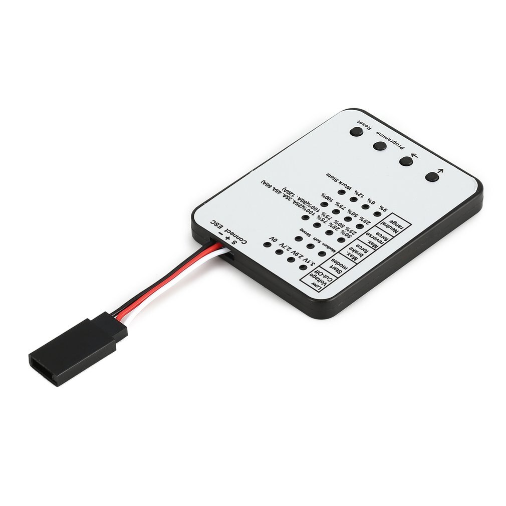Programming Card Automotive LED Programming Card For RC Car ESC Electronic Speed Controller Remote Control Accessory