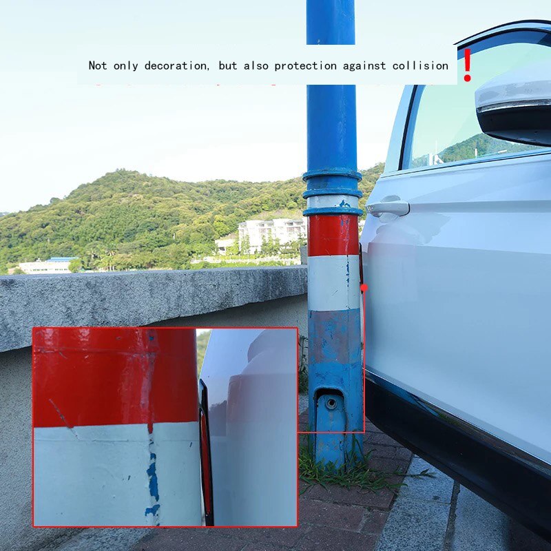 2Pcs/Set Car Reflective Safety Warning Strip Tape Universal Car Bumper Reflective Strips Secure Reflector Stickers Decals