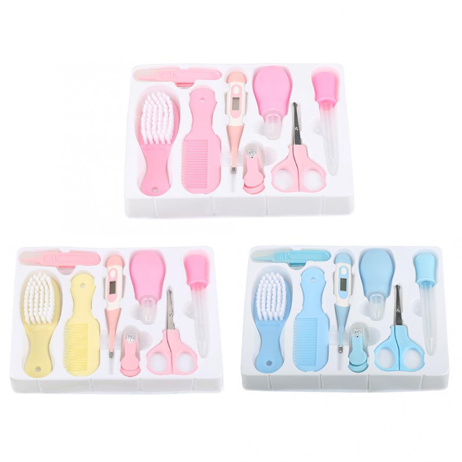 Ciseaux coupe-ongles pour bébé | Kit de toilettage Portable, peigne de sécurité, Kit de soins de manucure