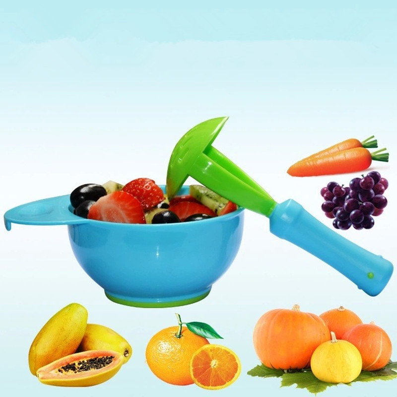 Outil de broyage des aliments pour bébés, ciseaux à artefact faits maison, prêt à manger, mâcheur de fruits et légumes pour enfants
