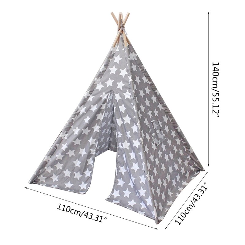 Speelhuis Indoor Teepee Tent Building Interactieve Vergadering Tent Voor Meisjes Outdoor Yard Garden Play Supply A2UB