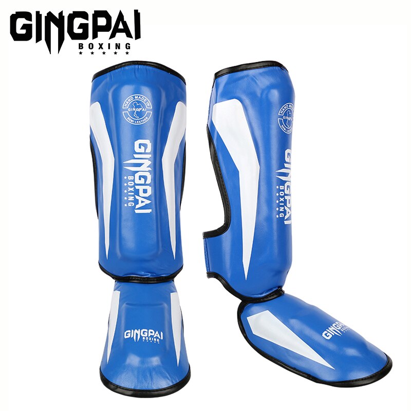 Espinilleras de boxeo para hombres y mujeres, equipo de Kickboxing, protectores de kárate, Sanda, Muay Thai, 1 par