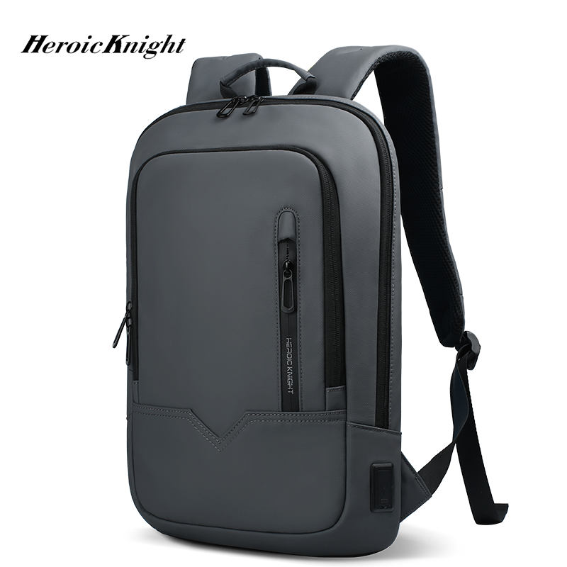 Mochila de trabajo para ordenador portátil Heroic Knight, mochila delgada impermeable multifuncional de 15,6 "17", mochila de viaje de negocios, bolso escolar de para hombre