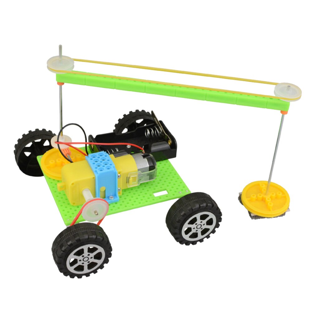 DIY Electric Sweeping Robot Model, Kids Student Science Educational Toy