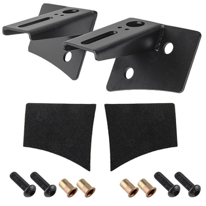 Led Light Voorruit Mount Beugels Voor J-E-E-P Wrangler Tj 1987-2006 W/schroef