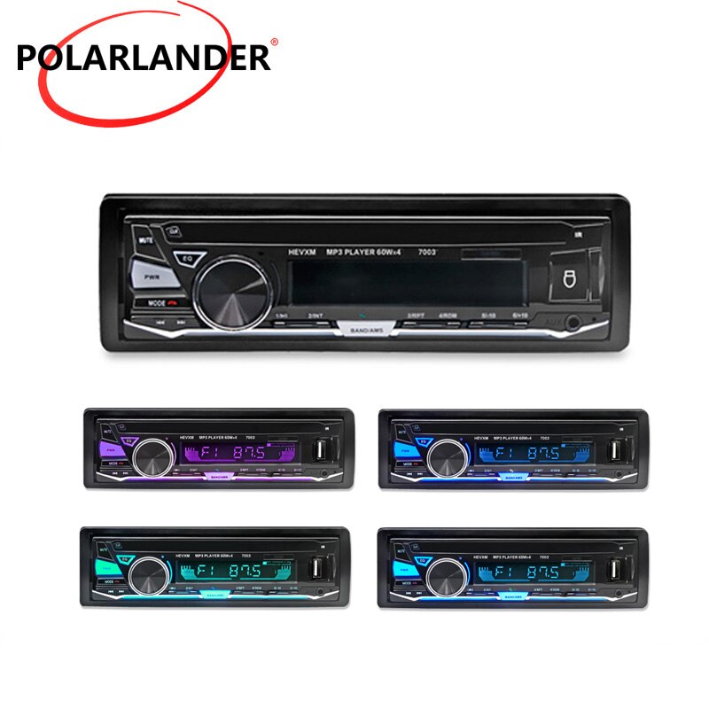 Car MP3 Player Radio 7003 1 Din Bluetooth Cassette Recorder In-dash Car Auto magnitol Radio Stereo Audio Player 12V