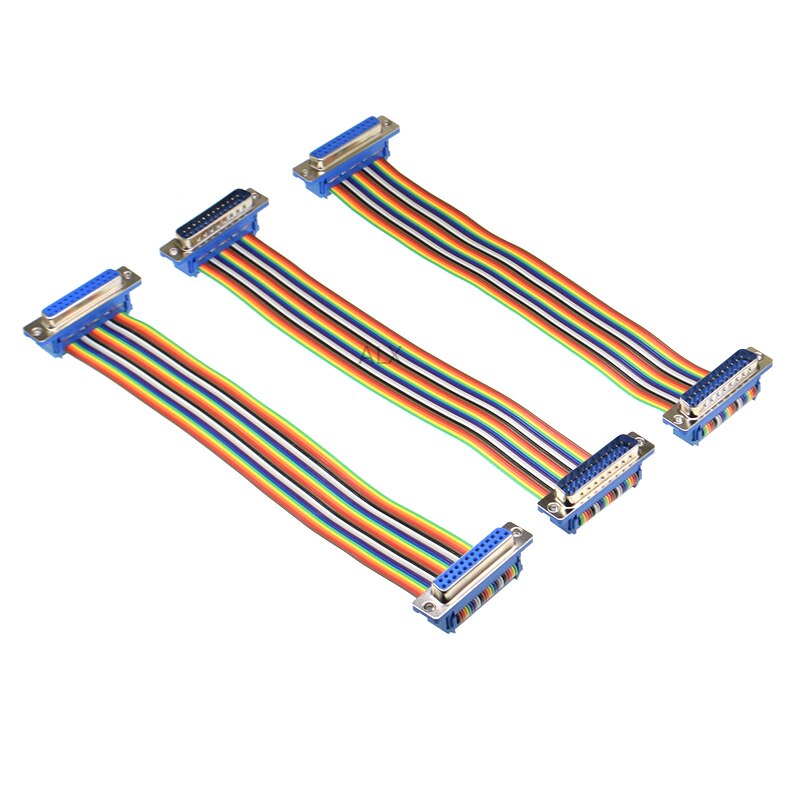 Connecteur de câble DB25 mâle à femelle/mâle à mâle/femelle/femelle, câble d&#39;extension adaptateur de port série d-sub, 1 pièce, 20CM 50CM 1M