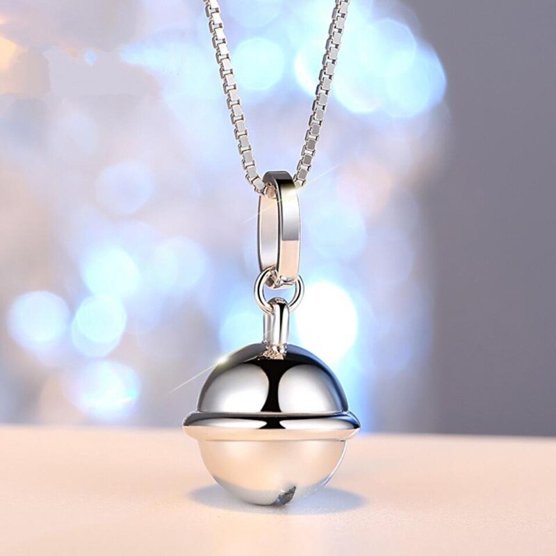 KOFSAC – collier Chic en argent Sterling 925 pour femmes, pendentif de cloches exquis, accessoires de noël à la