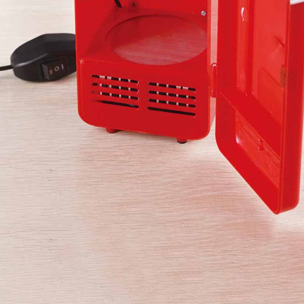 Portable 5V USB Refrigerator Mini Fridge Car Beverage Cooling Fridge Auto Cooler Box for Beverage Drink