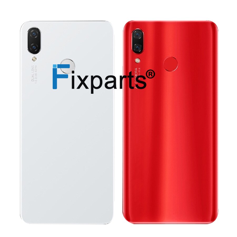 For Huawei Nova 3i Battery Cover Back Glass Nova 3i Rear Battery Door Housing Case For Huawei P Smart Plus Battery Cover