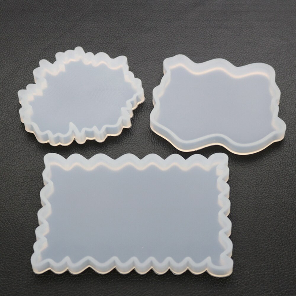 Tee itse silikoni läpinäkyvä kristalli epoksiliima muotti tuhkakuppi lasin joustava valmistus savihartsi korujen valmistustyökalut