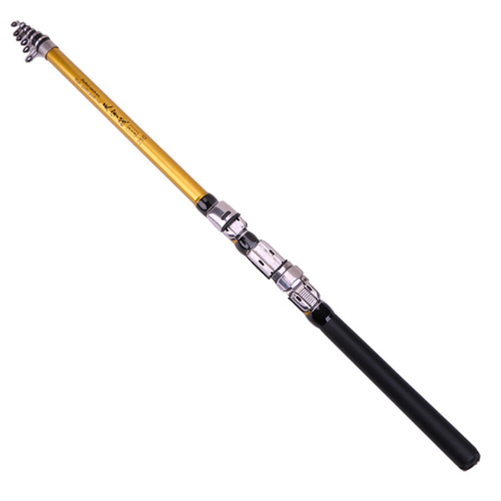 1,5 M-3,0 M Fshing Stange Rad Linie Combo einstellen Teleskop FRP Weichen schwanz Floß Stange Spinnen Spule Perfekte Angeln Bausatz: Stange / 1.8M
