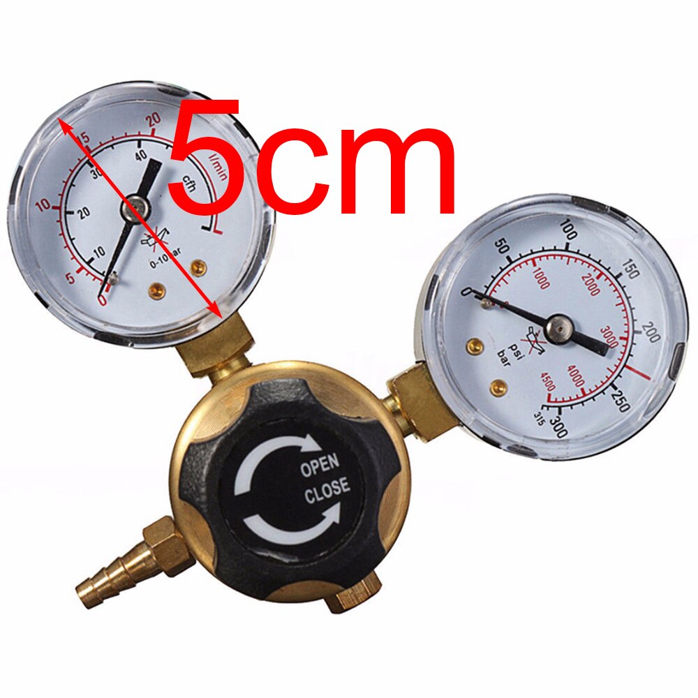 1pc Gas Bottle Regulator CO2 Mig Tig Brass Welding Weld Gauge Regulator 0-315 Pressure Reducer