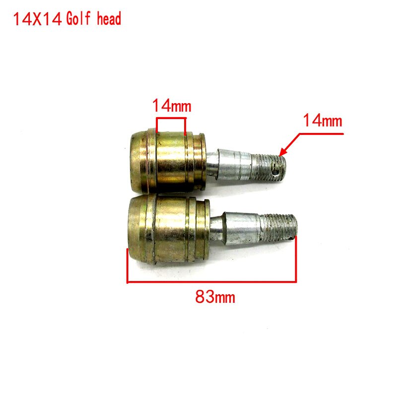 2 stk  m14 14 x 14mm trækstang kugleled til kina atv 200cc 250cc 150cc utv go kart buggy golf quad bike dele