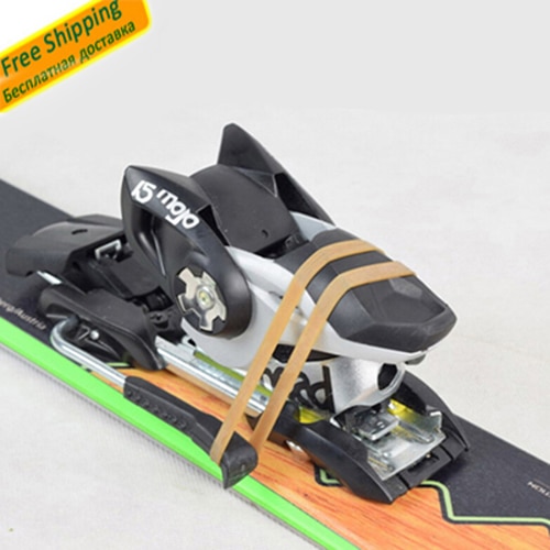 Ski brake retainer rubber ring