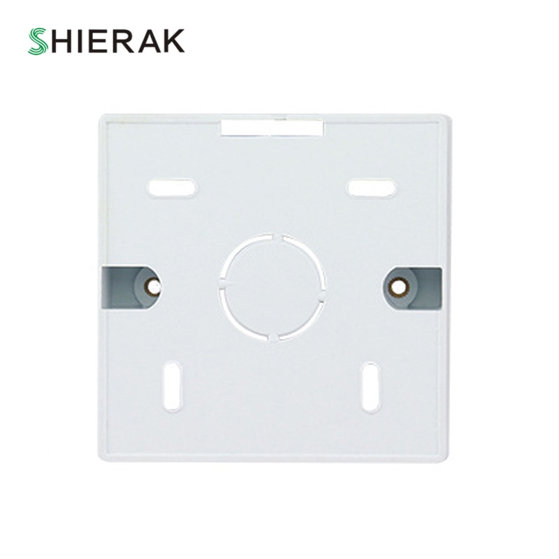 SHIERAK 86 Typ Externe Montage Kasten Kreuzung Kasten Verwendet Für Zauberstab Schalter Und Buchse 86mm * 86mm * 32mm