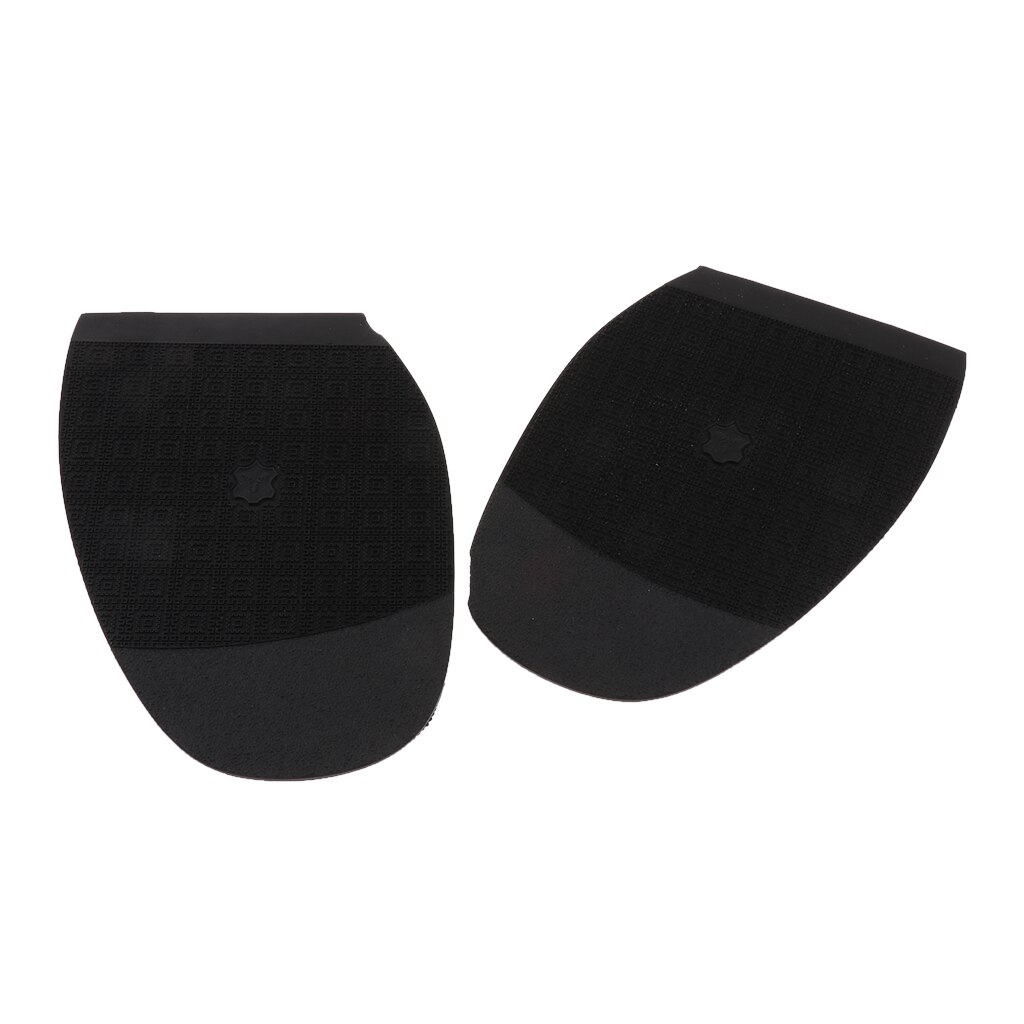 Anti Slip Schoen Reparatie Tools Pad Hak Vervanging Rubberen Onderkant Hakken En Half Zolen, Zwart