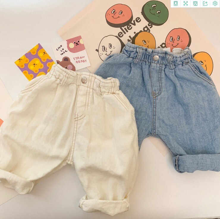 Mädchen Jeans Für freundlicher Frühling Herbst Hosen freundlicher Jeans freundlicher Denim Hosen Baby Jungen Jean Kleinkind Kleidung Kleinkind Weiß