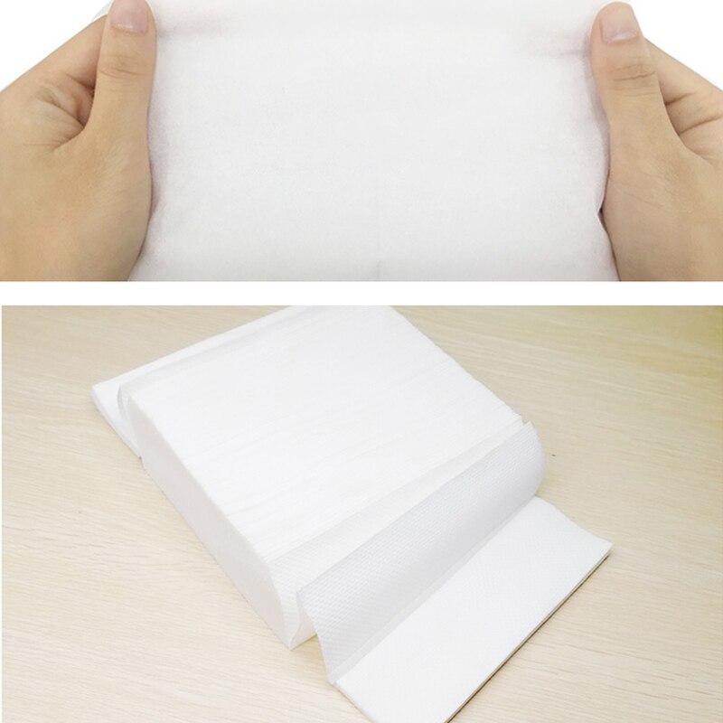 Blanc main serviettes de toilette rouleau mouchoirs serviette ménage papier toilette papier pratique 120 pcs/Pack épaissir papier de cuisine