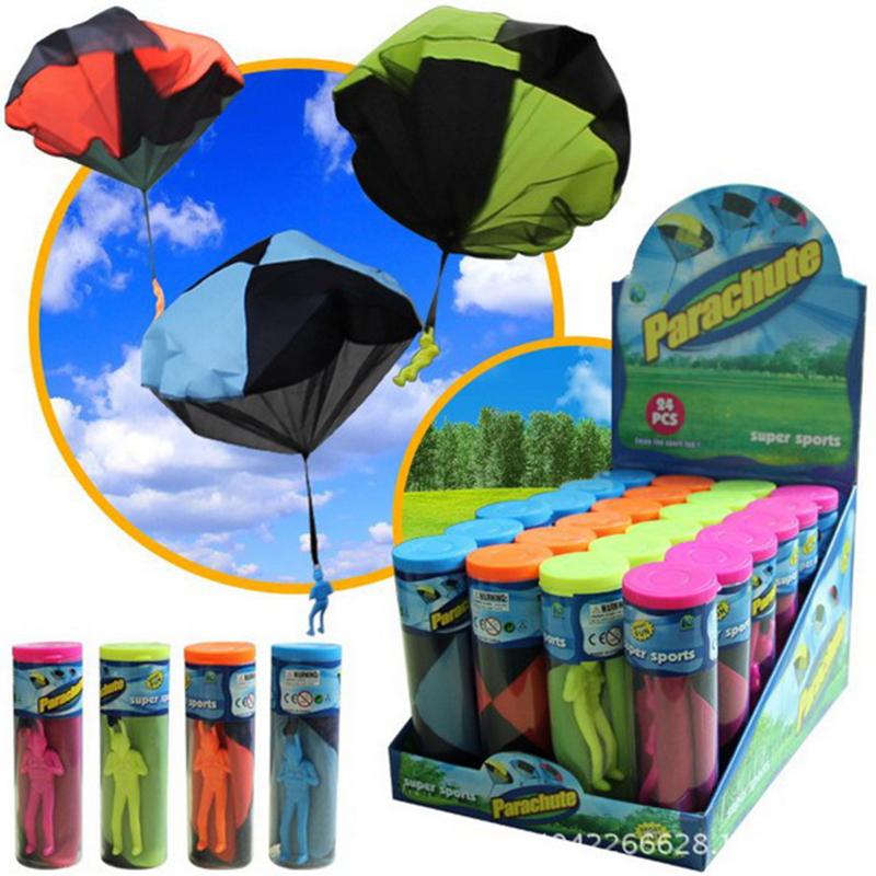 Kinderen Kinderen Speelgoed Hand Gooien Mini Spelen Parachute Soldaat Buitensporten Wirwar Gratis Speelgoed Kite Outdoor Play Game Speelgoed Figuur