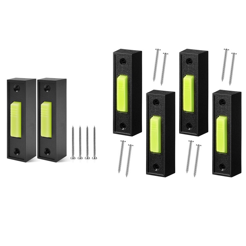 Universele Garagedeuropener Schakelaar 41A4166 Verlichte Muur Gemonteerd Drukknop Zwarte Afwerking Met Witte Center