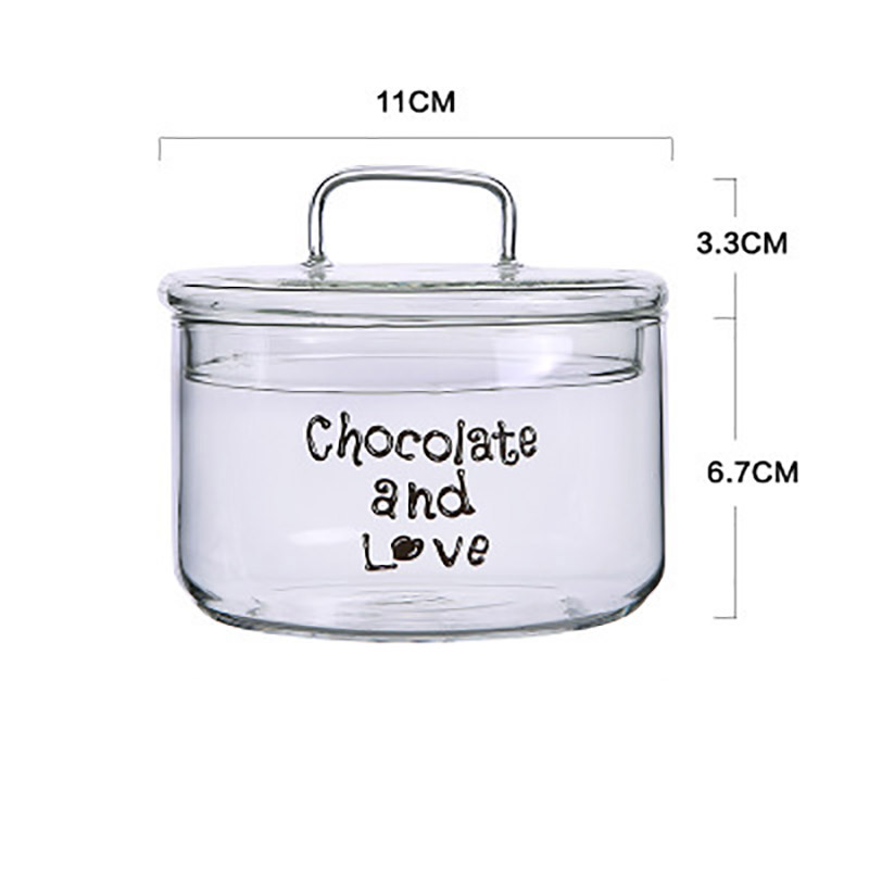 Bocaux de stockage en verre empilables résistants à la chaleur, conteneur hermétique pour café mason bocal distributeur de céréales rangement pour la cuisine: B with cover