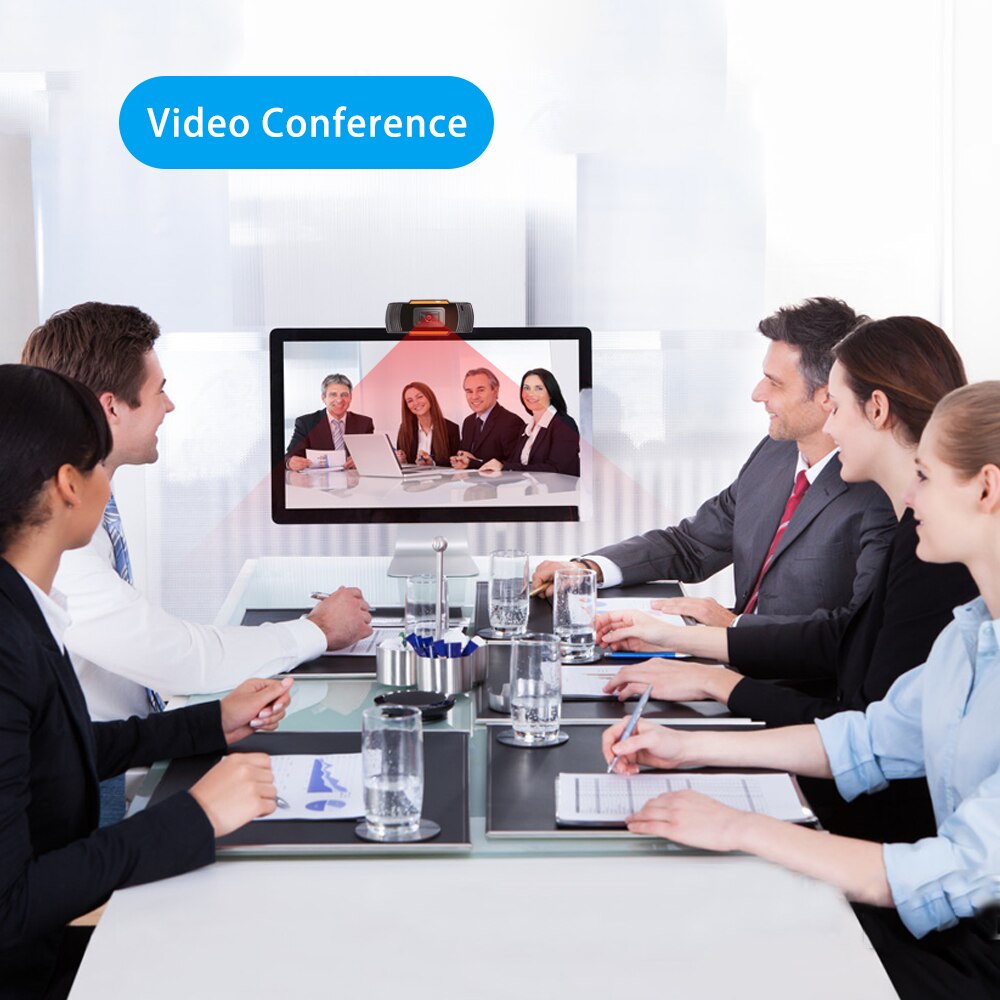 Webcam 720P HD USB Web Cam Computer Camera Video with Microphone for computer PC Laptop Online Studying Meeting Calling