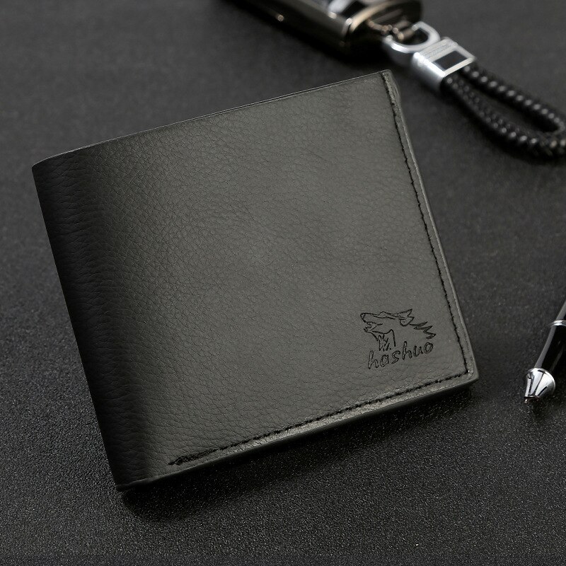 Heren portemonnee portemonnee heren kort pu leer muntkaarthouder stijl stedelijk goed luxe minimalistisch eenvoudig