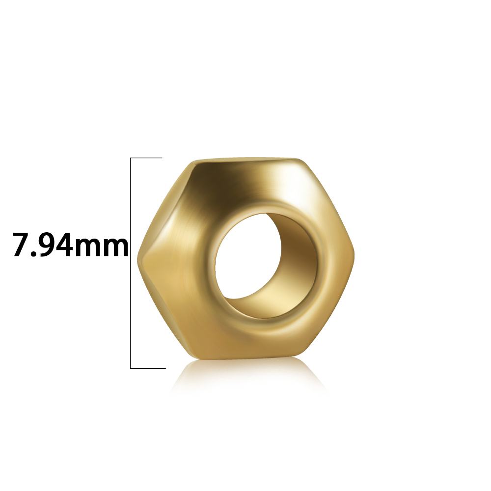 Piercing de pendiente de acero quirúrgico, accesorio que puede combinar con el círculo del cartílago de la oreja, Tragus Helix, aro de nariz Simple, joyería corporal, 1 unidad: Color oro puro