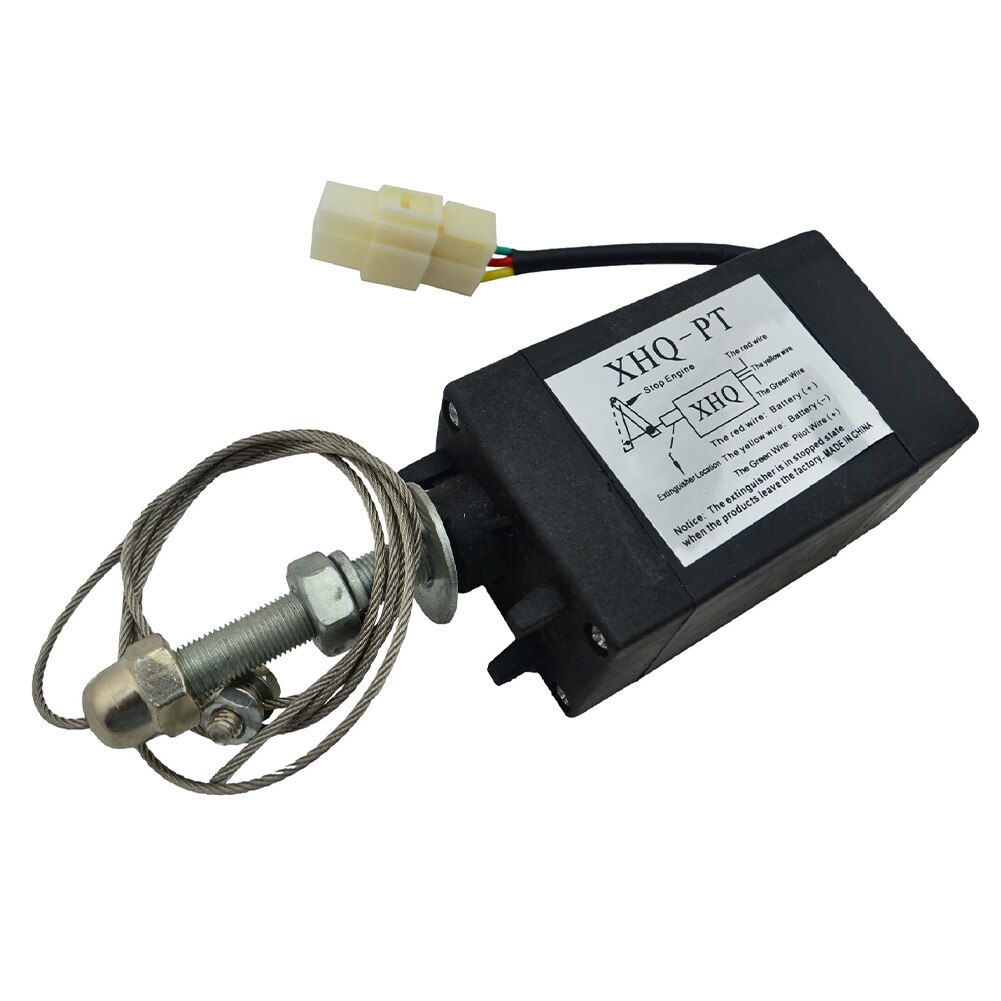 Dc 12V 24V Onderdelen Throttle Elektrische Elektromagnetische Normaal Open Dicht Pull Type Motor Stopmagneet Vervanging