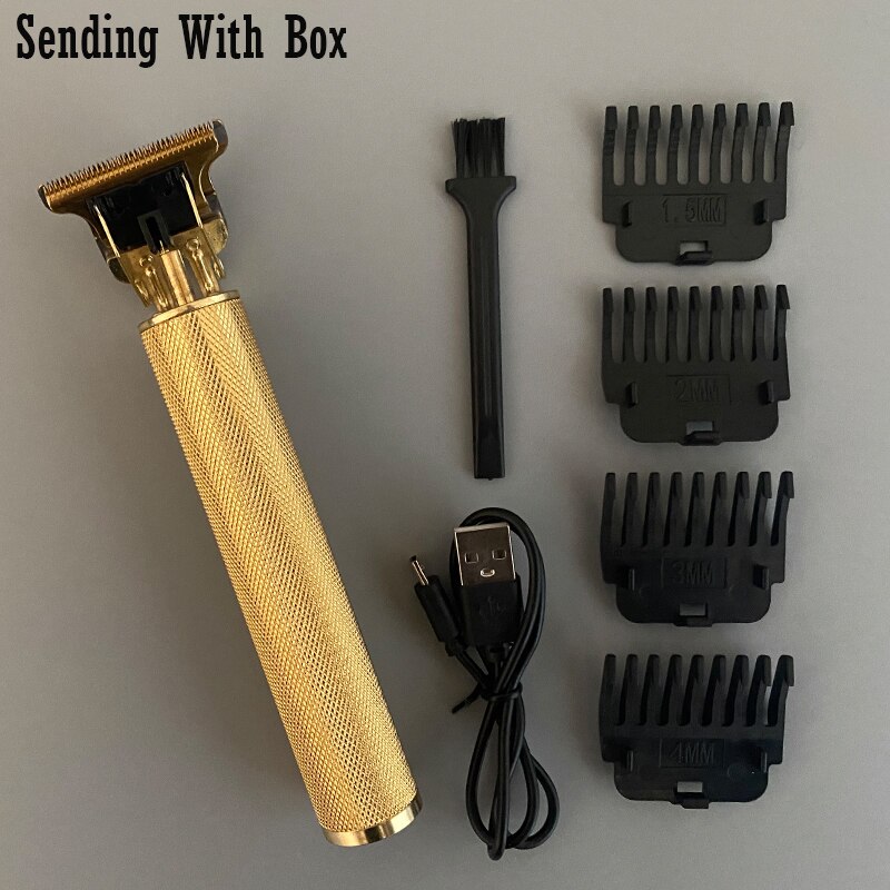 maquina T9 aparador de barba maquina de cortar cabello 2022 novos clippers óleo para máquina corte cabelo profissional por barbeador elétrico para homens maquina cabelo barba vintage t9 máquina t9 aparador cabelo: rose gold
