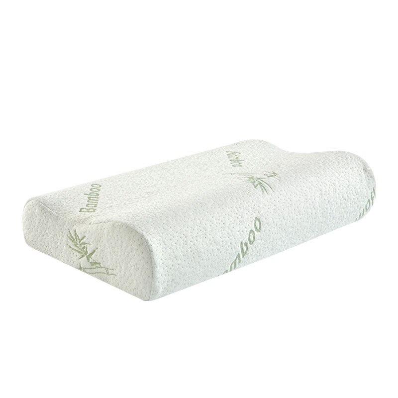 Oreiller orthopédique en mousse à mémoire de forme pour enfant et adulte, en Fiber de bambou, pour dormir, thérapie cervicale, orthopédique: Bamboo / 50x30cm
