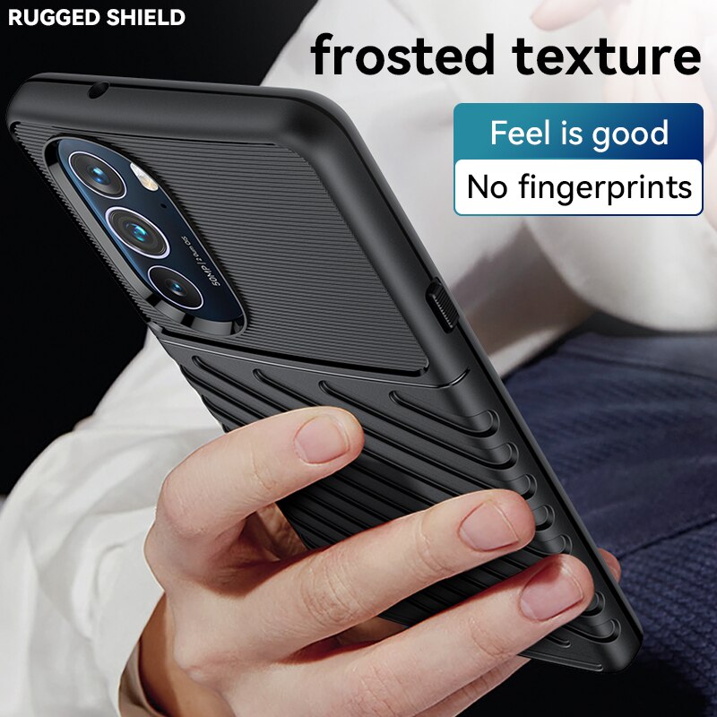 Für Motorola Rand 30 Profi fallen Silikon Rügestochen matt Gummi = fallen Moto Rand 30 Profi X30 X 20 Abdeckung für Motorola Rand 30 Profi fallen