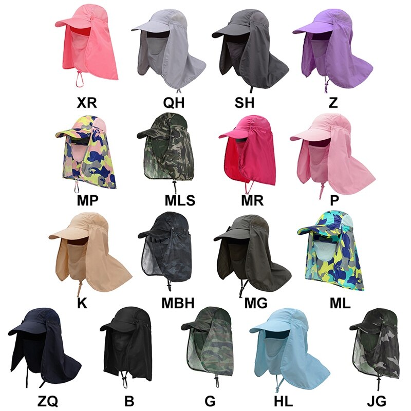 Gorro protector para el cuello con solapa para la oreja, protección UV, para el Sol, para hombre y mujer, verano