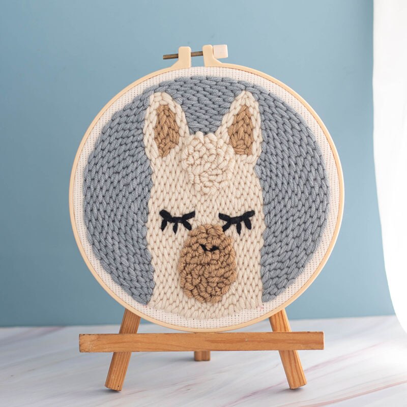 Fil de laine brodé à la main, matériel de bricolage, tricot, motif de dessin animé, créativité, couture faite à la main pour enfants, 1 pièce: 9